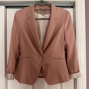 H&M soft rose/pink blazer